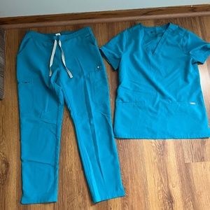 Figs Teal Scrubs